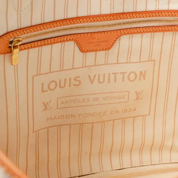 Louis Vuitton Neverfull MM Damier Azur Canvas Tote - Picture 13 of 15